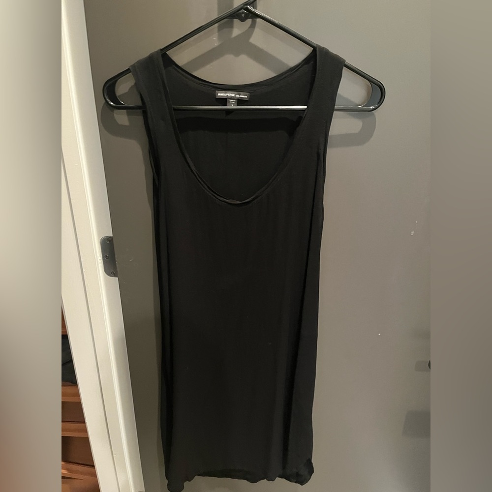 Black James Perse tank dress size 1
